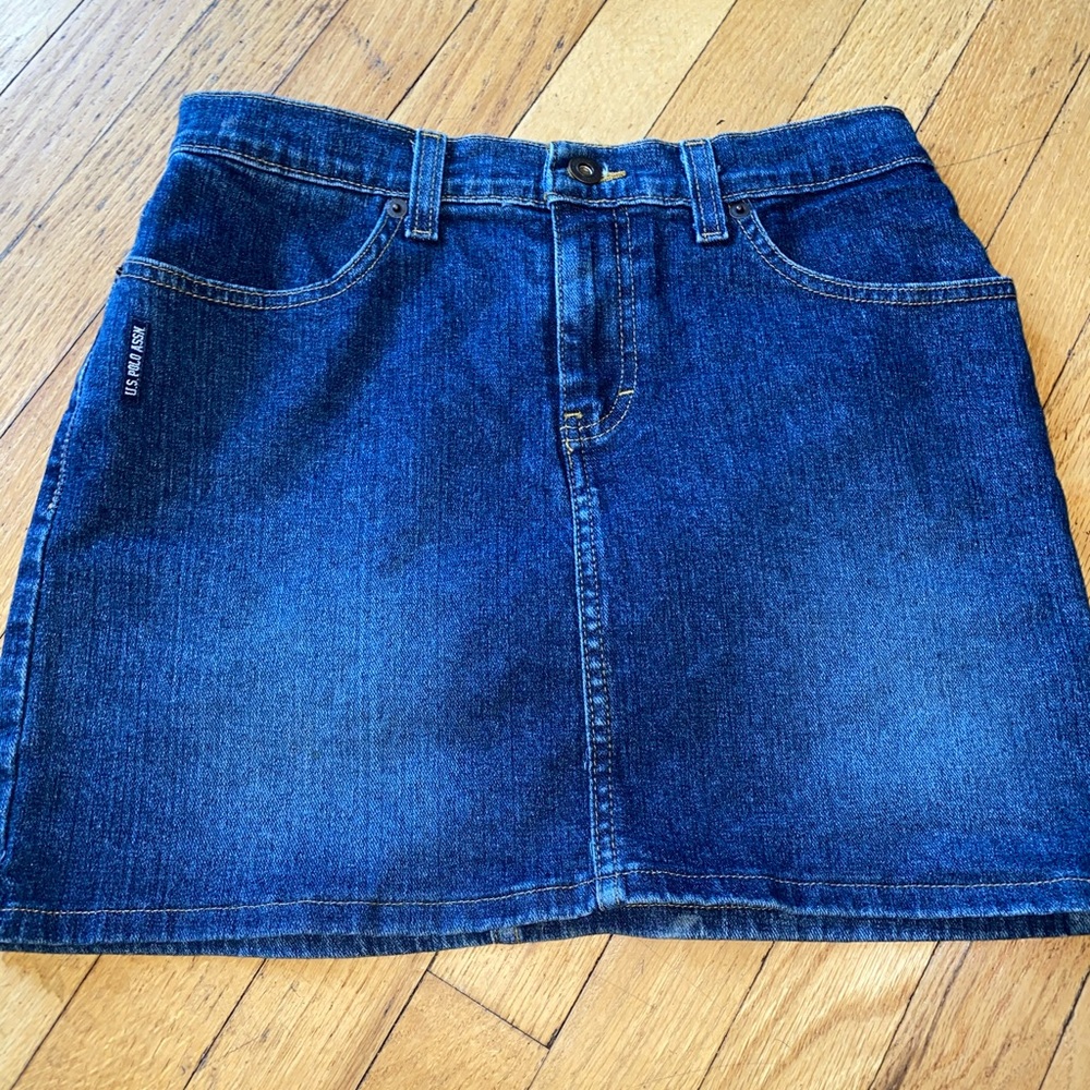 Polo denim skirt 5/6 and tank